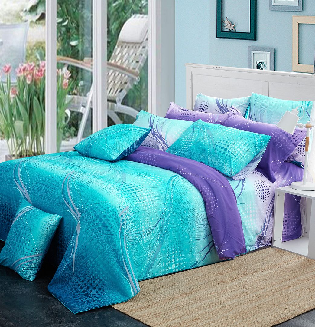 Vitara Super King Size Bed Quilt/Duvet Cover Set