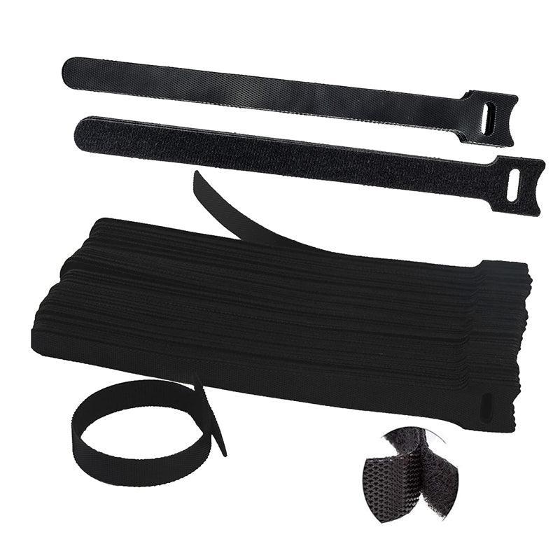 10/20/50PCS Reusable Hook and Loop Cable Ties Nylon Wire Cord Strap Organizer - 150 mm* 10 PCS