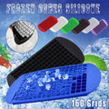 160 Grids Silicone Ice Cube Tray Ice Maker Mold Mini Frozen Cubes for Drink DIY - Purple