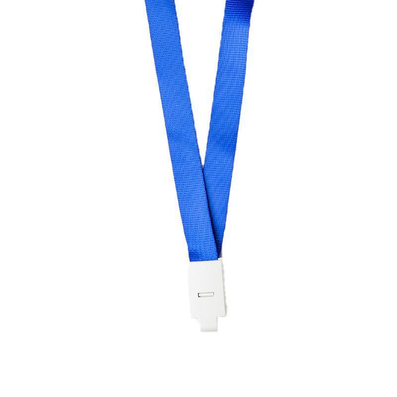 20PCS Badge PVC Swipe Work Opal Card Holder Security ID Tag Hang Lanyard Strap - Blue 20PCS