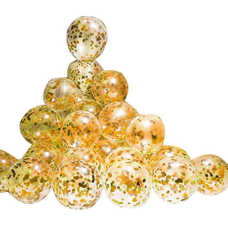 10/100X 30Cm Confetti Glitter Balloons for Party & Wedding - 30cm Rose Gold *100pcs
