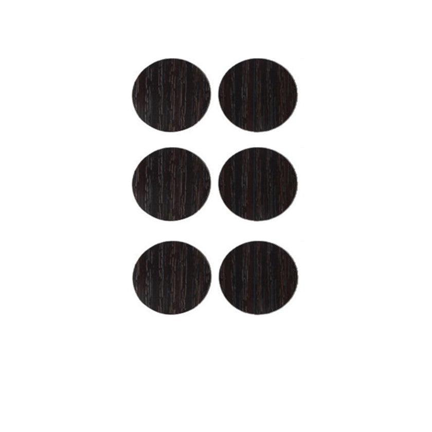 54 X Self Adhesive Decorative Screw Cover Caps Holes Cams Furniture Kitchen 20mm - PC 103
