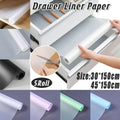 5 Roll EVA Anti Moisture Drawer Mat Cabinet Pad Kitchen Dustproof Placemat - Transparent Flat-45*150cm