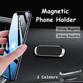 Phone Holder Mount Dashboard Stand for Car Mobile Smartphone Mini Size Grip Pad - Silver -1 Unit