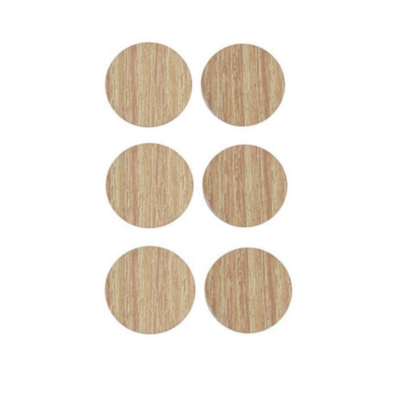 54 X Self Adhesive Decorative Screw Cover Caps Holes Cams Furniture Kitchen 20mm - PC 260