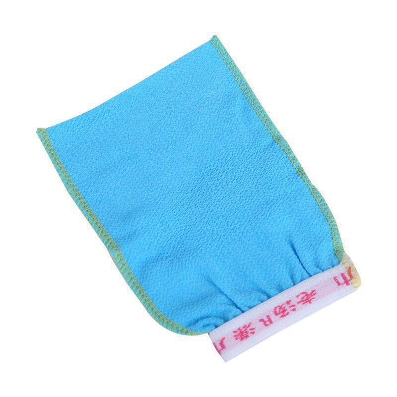 5 Pcs Towel Exfoliating Bath Washcloth Viscose Scrub Mitten Towel - 5 Colours