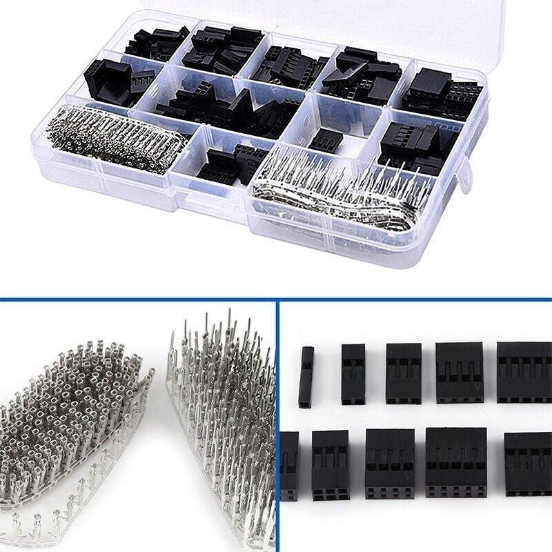 620X Connector Crimp Pin Male Housing Kit Female Dupont Wire Jumper Pin Header