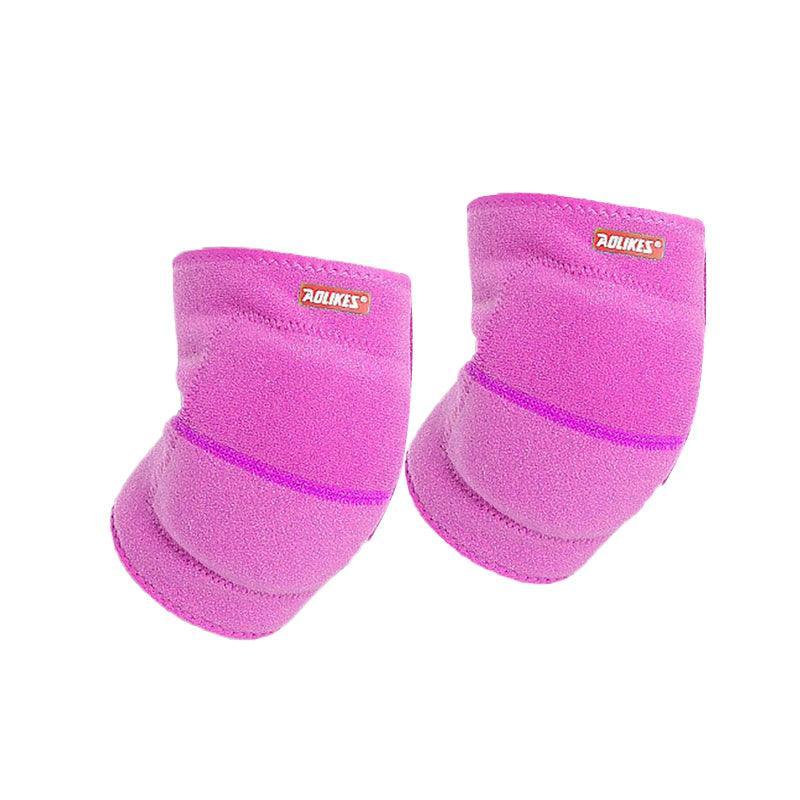 Aolikes Kid Knee Pad Crash Proof Antislip Basketball Skating Protector M Size - Rose Red