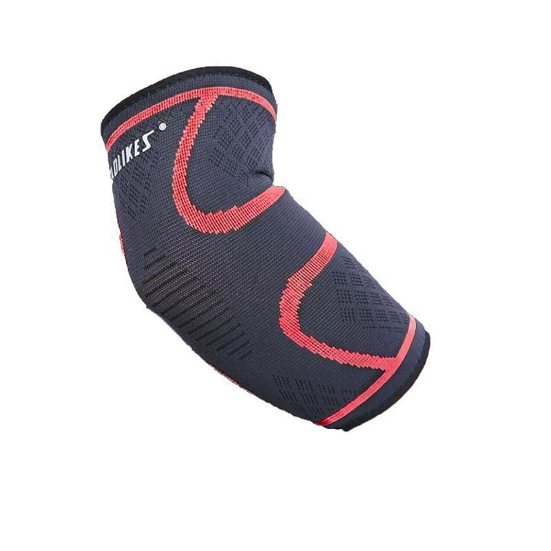L Size AOLIKES Elbow Brace Support Compression Arm Sleeve Sport Gym Joint Pain Relief - Green *1 Unit