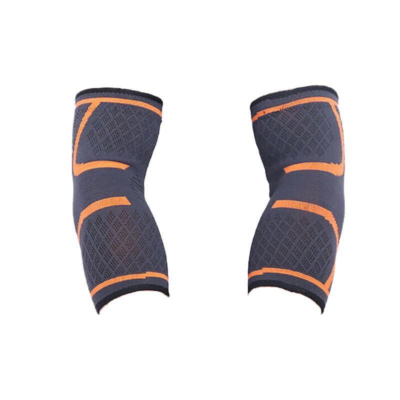 L Size AOLIKES Elbow Brace Support Compression Arm Sleeve Sport Gym Joint Pain Relief - Green *1 Unit
