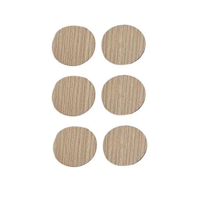 54 X Self Adhesive Decorative Screw Cover Caps Holes Cams Furniture Kitchen 20mm - PC 205