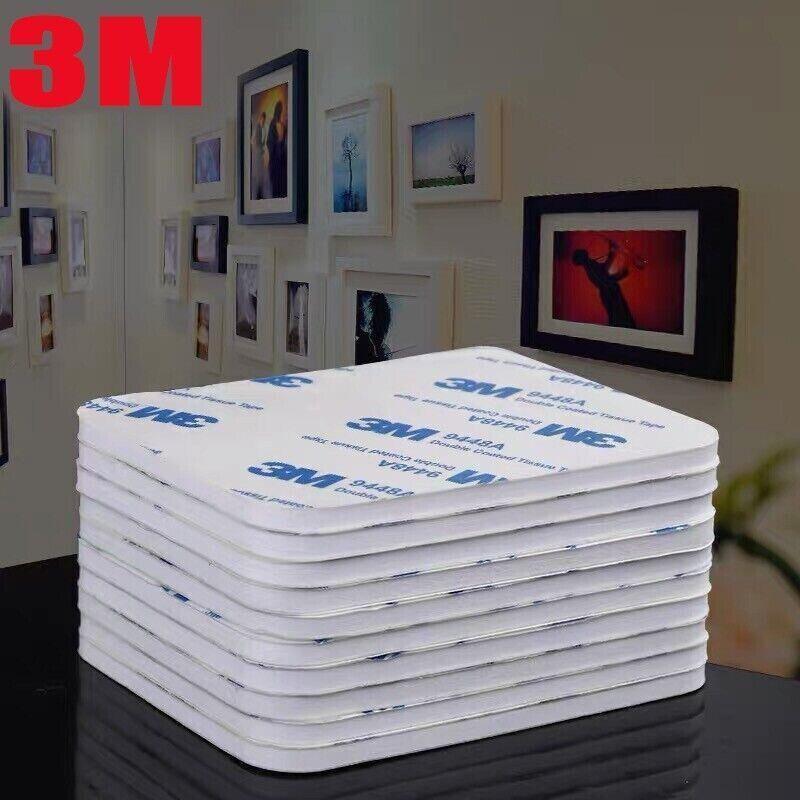 Square 25 x 20 x 3mm 3M Double Sided Foam Sticker Tape Self Adhesive Pads - 8pcs