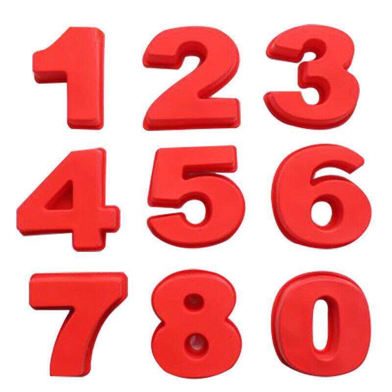 10 Inch Silicone Number Cake Mould Birthday Baking Pan Fondant Tools - 5