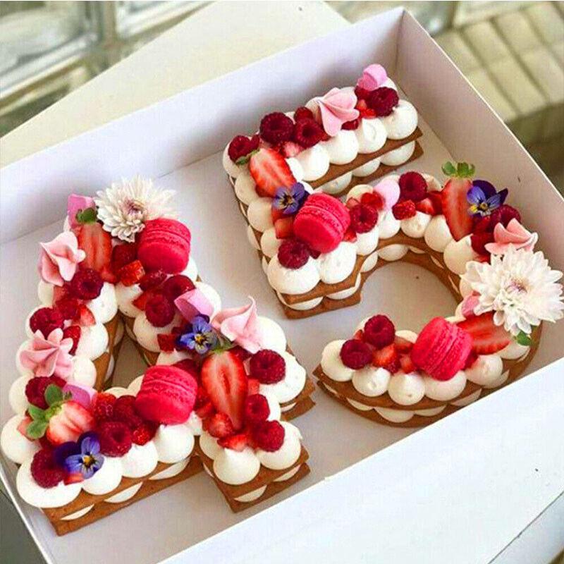 10 Inch Silicone Number Cake Mould Birthday Baking Pan Fondant Tools - 7
