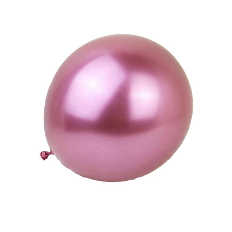 Metallic Latex Balloons 12 Inch Chrome Party Balloons for Birthday Wedding Decoration - Purple 10PCS