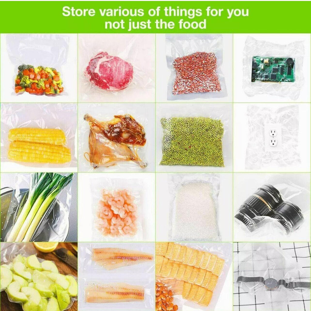 1-10x Commercial Heat-Resistant Vacuum Sealer Rolls for Food Storage - 2 Rolls (32cm x 5m)