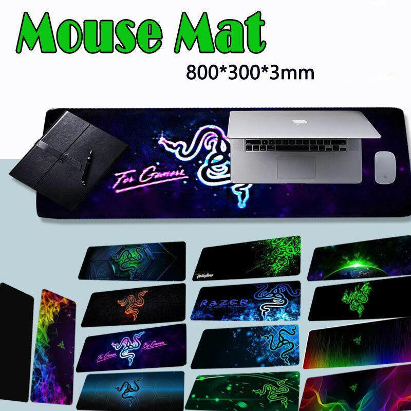 Gaming Keyboard and Mouse Pad Extended Desk Mat 800x300mm Non Slip Base - 06