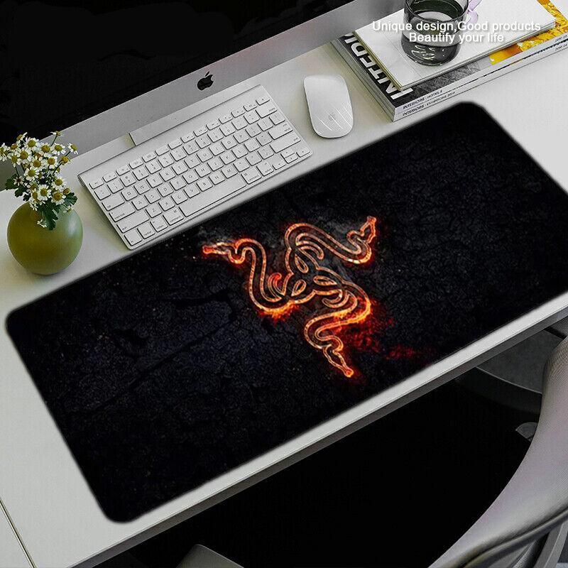 Gaming Keyboard and Mouse Pad Extended Desk Mat 800x300mm Non Slip Base - 07
