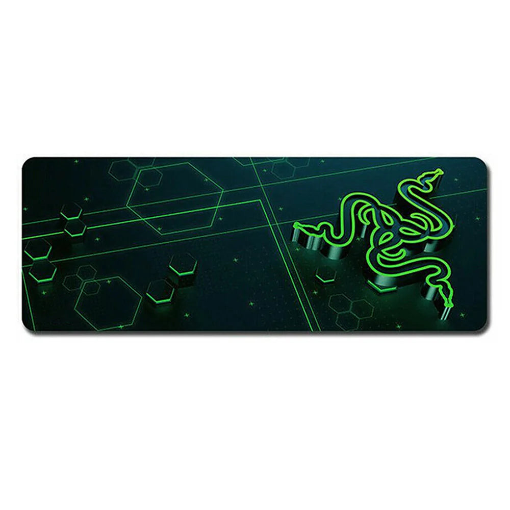 Gaming Keyboard and Mouse Pad Extended Desk Mat 800x300mm Non Slip Base - 10