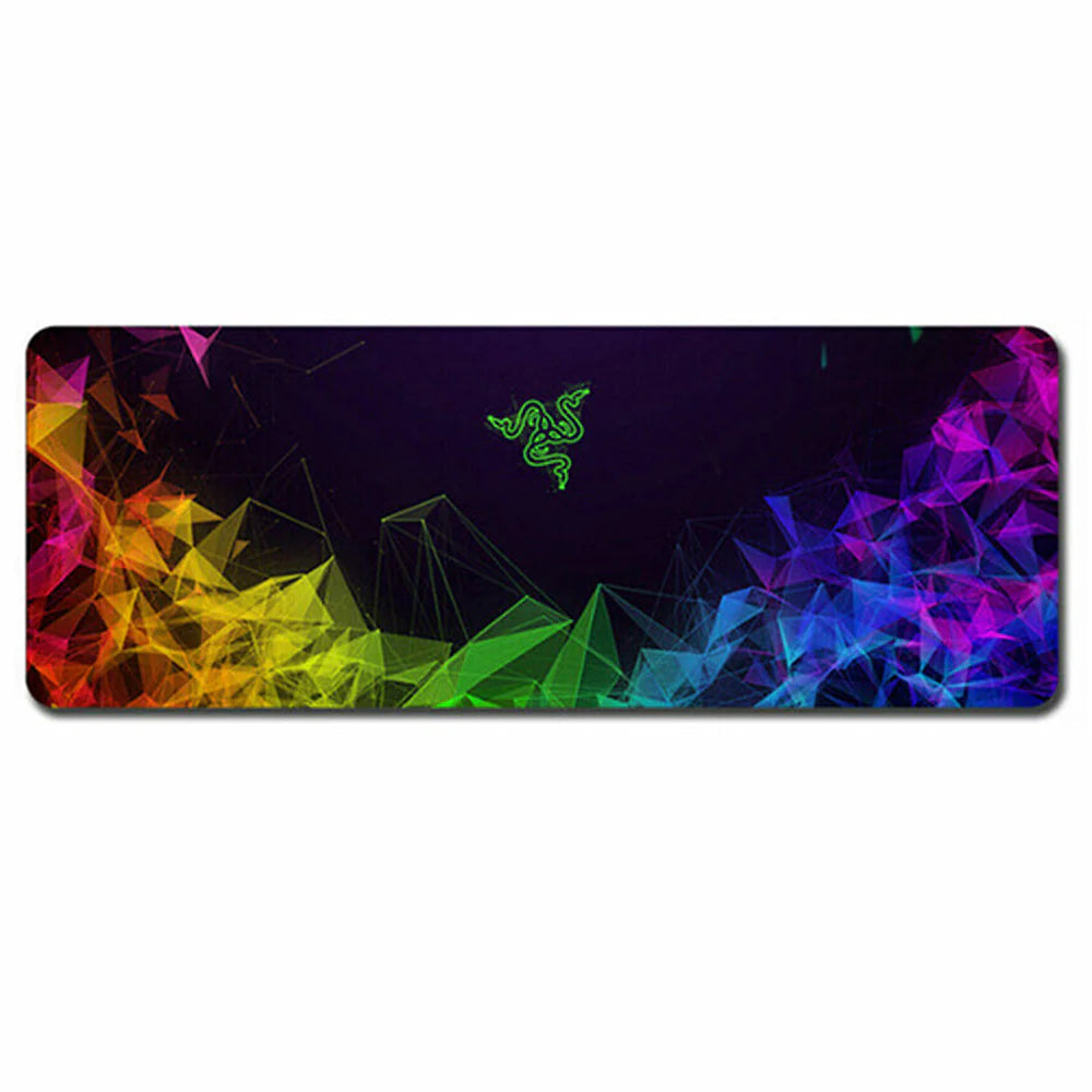 Gaming Keyboard and Mouse Pad Extended Desk Mat 800x300mm Non Slip Base - 18
