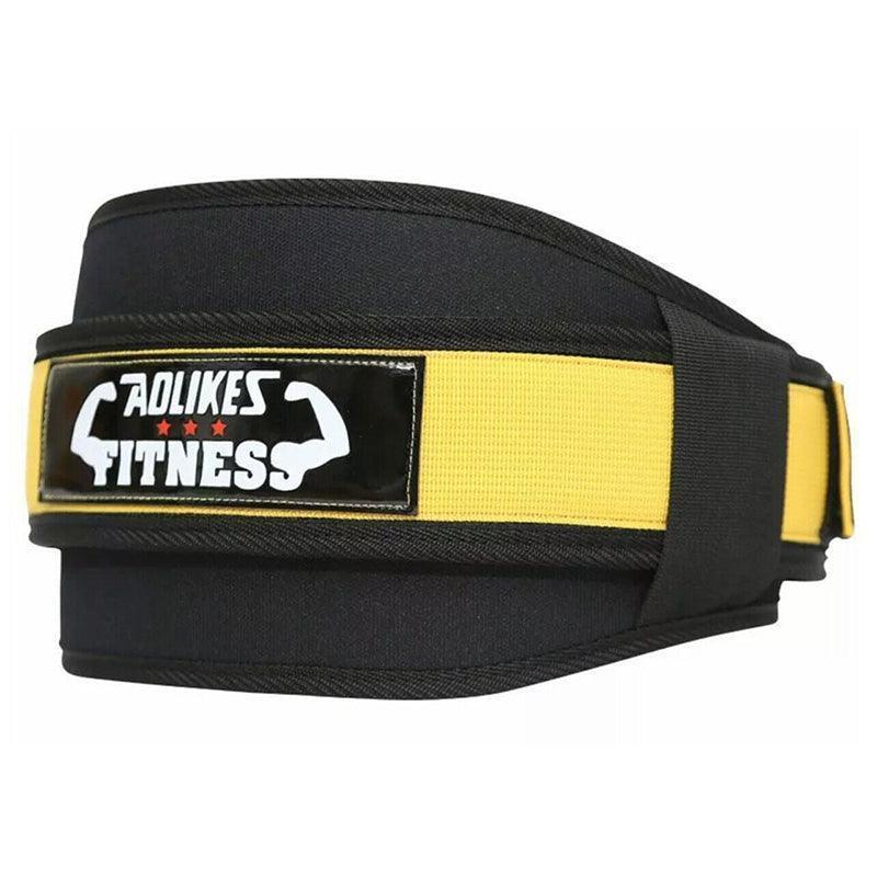 Fitness Weight Lifting Belt Barbell Dumbell Training Back Support Men Women M - Red-M