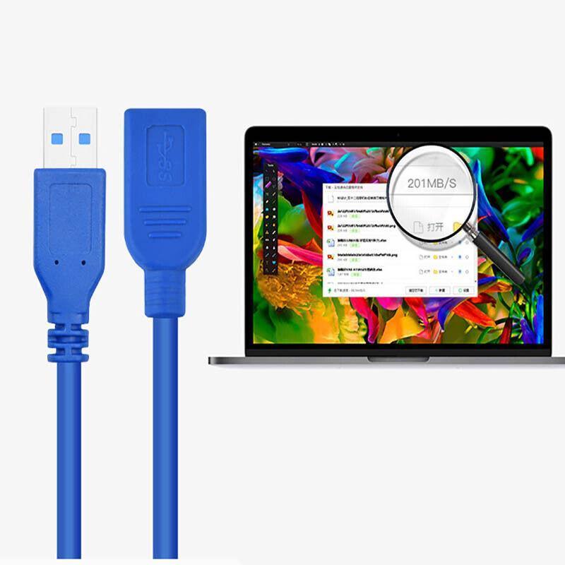 Super speed Usb 3.0 Male To Female Data Cable Extension Cord For Laptop Pc Camera - 3M