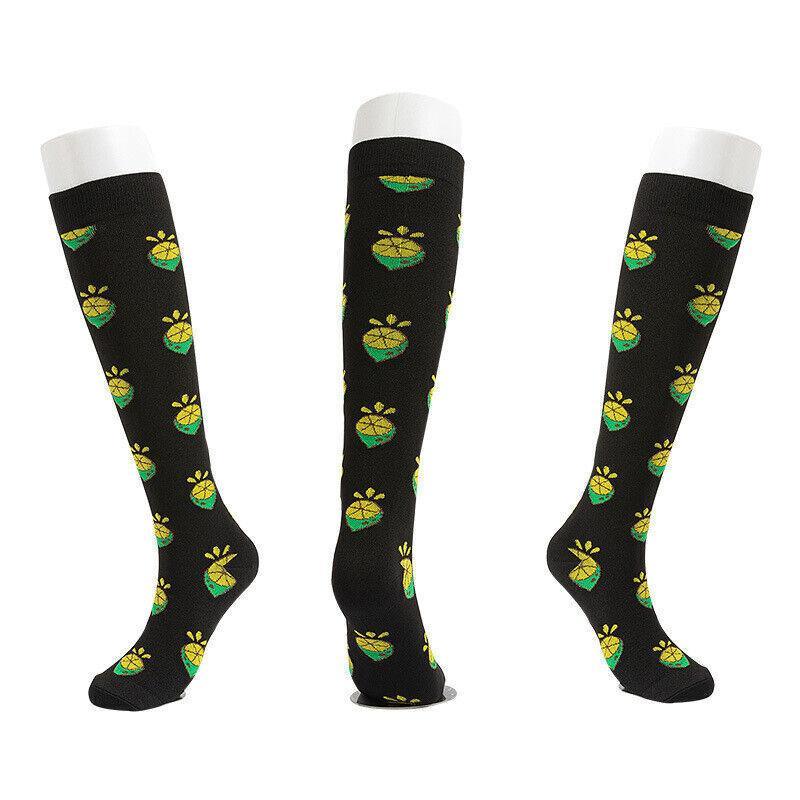L/XL Size Compression Socks Unisex Adult Nursing Travel Stocking Sport - Cat