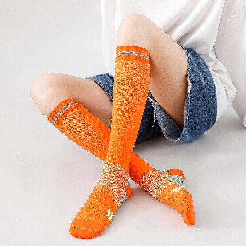 Compression Socks Miracle Copper Anti Fatigue Unisex Travel DVT Comfort 2XL - 1Pair  Blue