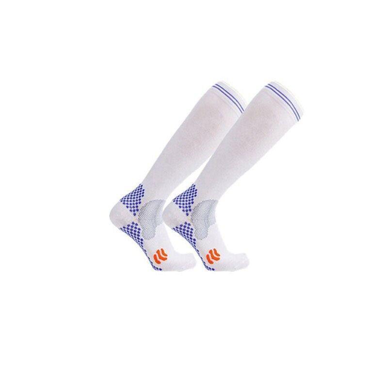 Compression Socks Miracle Copper Anti Fatigue Unisex Travel DVT Comfort 2XL - 1Pair  Blue