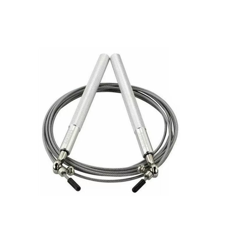Aolikes Adjustable High Speed Steel Skipping Jump Rope Dual Bearings Gym Boxing - Orange