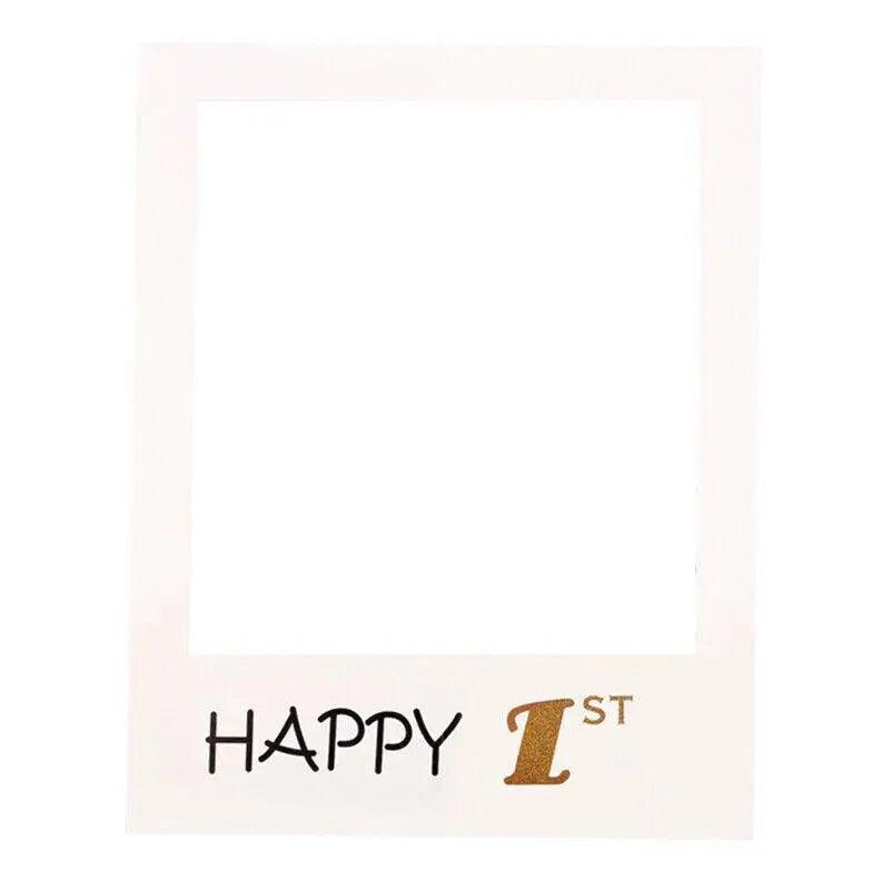 1Th 18Th-60Th Photo Booth Props Picture Frame Wedding Birthday Party Decoration - Happy 30TH