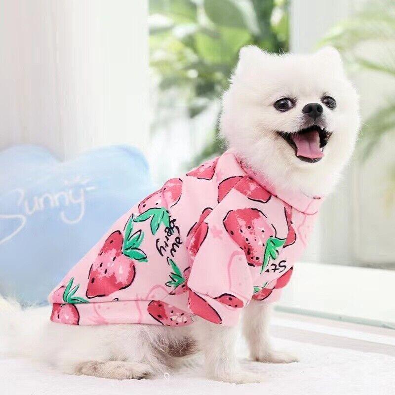 S Size Cute Pet Dog Warm Jumper Sweater Clothes Cat Knitwear Knitted Coats Winter - Purple Camouflage