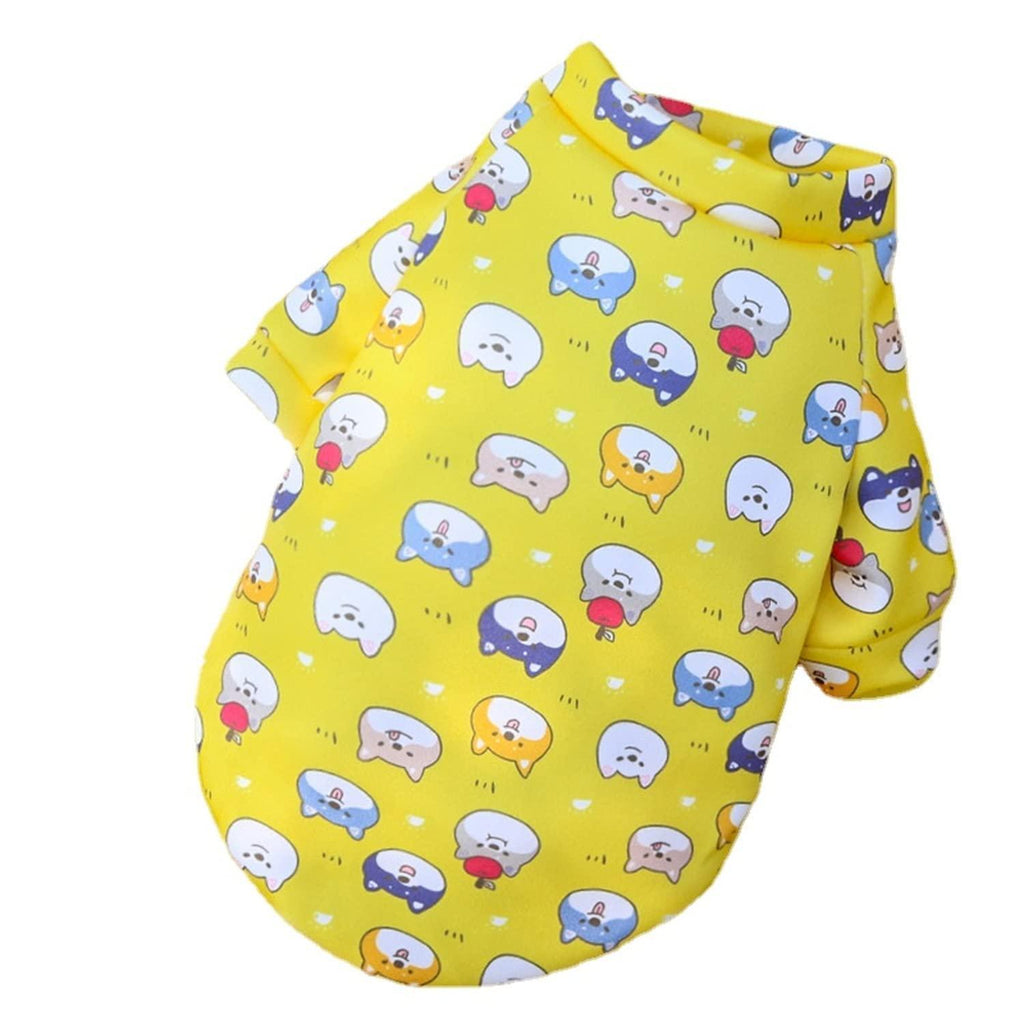 M Size Cute Pet Dog Warm Jumper Sweater Clothes Cat Knitwear Knitted Coats Winter - Purple Camouflage