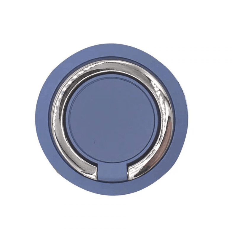 Iring Phone Ring Finger Holder Stand Car Mount Hook For Iphone Ipad Mobile Grip - F- Blue