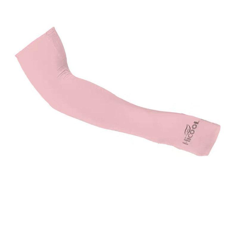 3 Pairs Cooling Sport Arm Stretch Sleeves Sun Uv Protection Covers Cycling Golf - Pink × 3 Pairs