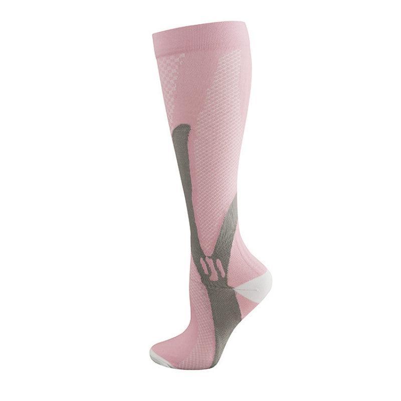 Copper Compression Socks for Running Travel Sports Anti Fatigue Support XXL Unisex - Blue