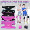 S Size Kid Knee Pad Crash Proof Antislip Basketball Dance Skating Protector - Black+Blue