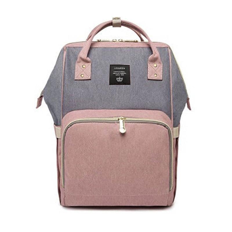 Luxury Multifunctional Diaper Nappy Backpack Maternity Mummy Changing Bag - Black