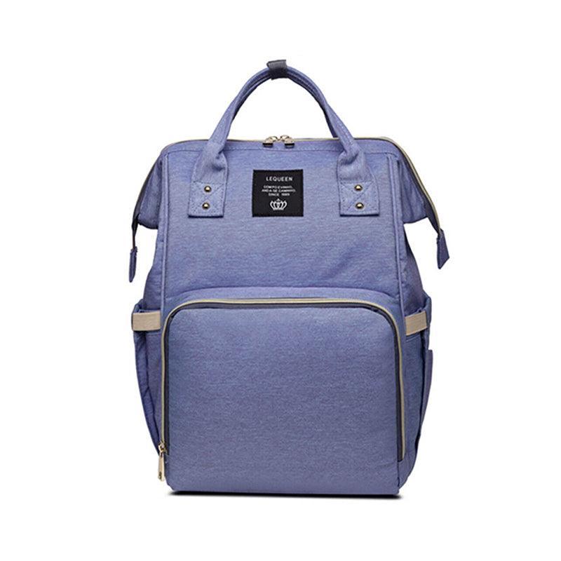 Luxury Multifunctional Diaper Nappy Backpack Maternity Mummy Changing Bag - Wavy Grain