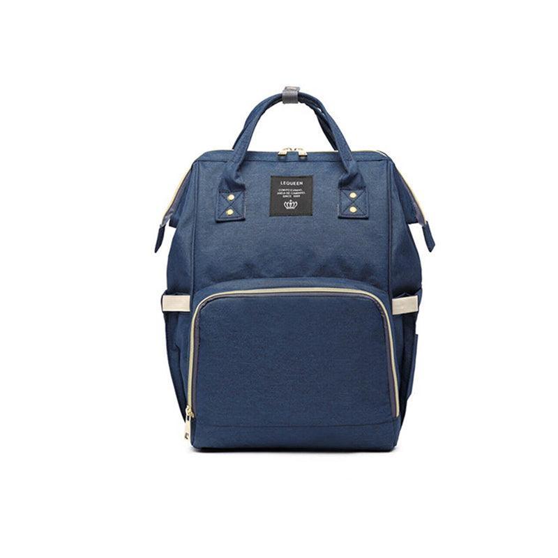 Luxury Multifunctional Diaper Nappy Backpack Maternity Mummy Changing Bag - Wavy Grain