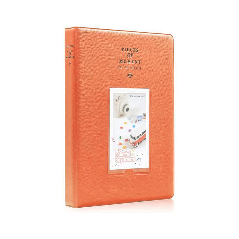 128 Pockets Album Case Storage For Polaroid Photo FujiFilm Camera Film - Beige