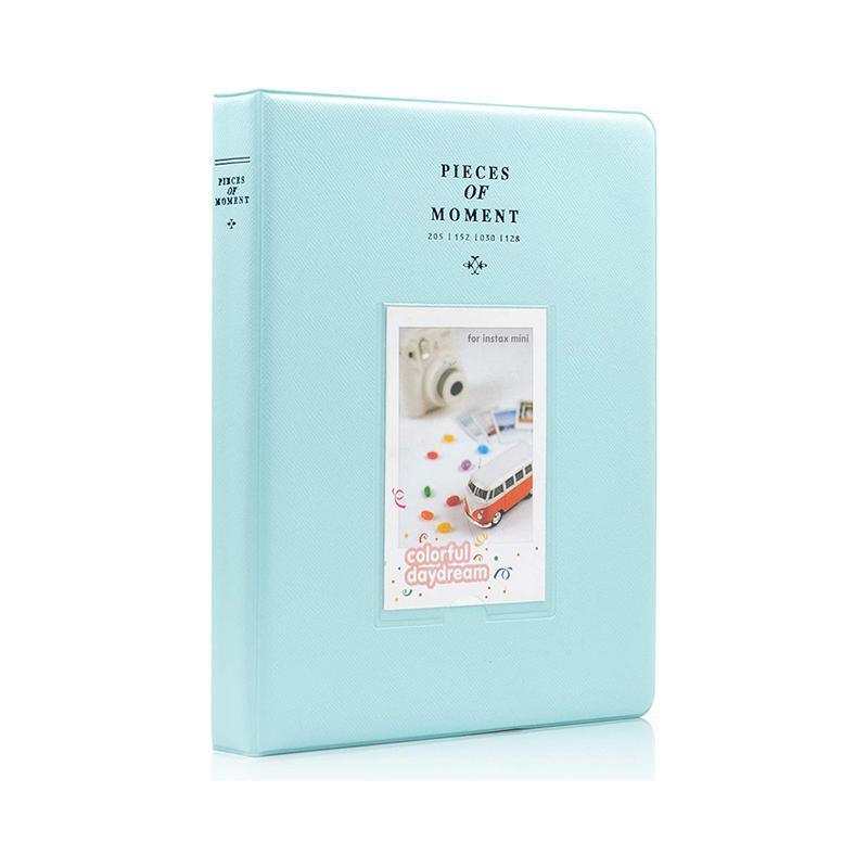 128 Pockets Album Case Storage For Polaroid Photo FujiFilm Camera Film - Beige
