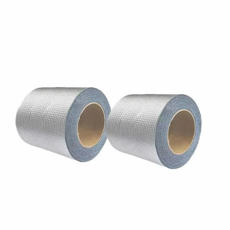 5M Waterproof Tape Butyl Rubber Aluminium Foil Roof Pipe Caravan Repair Flashing - 5cm* 5m* 1 Unit
