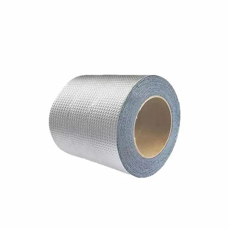 5M Waterproof Tape Butyl Rubber Aluminium Foil Roof Pipe Caravan Repair Flashing - 10cm* 5m* 1 Unit