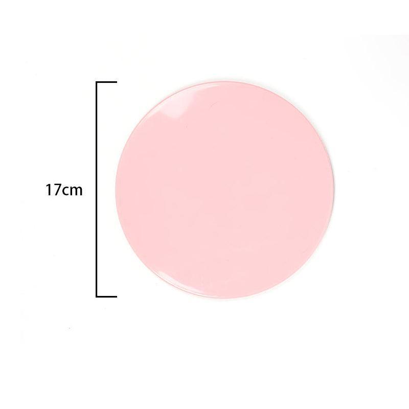 2PCS Core Sliding Discs Fitness Sliders for Home Gym Yoga Gliding Exercise 17cm - Black