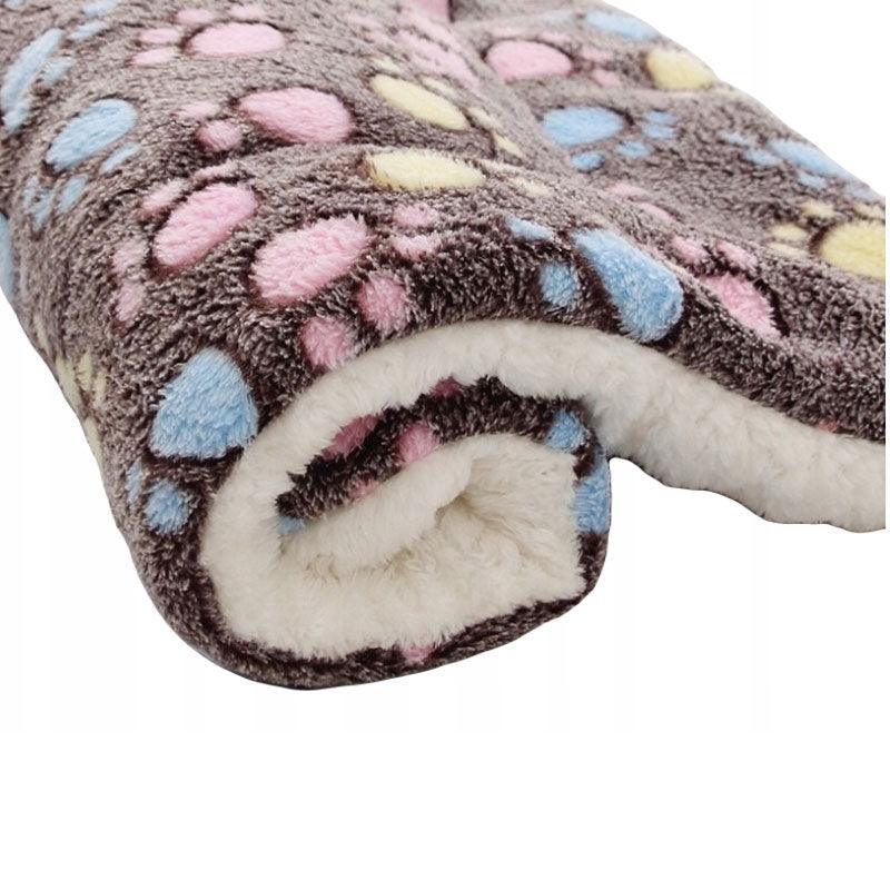 L Size Puppy Dog Cat Cushion Mattress Blanket Bed Soft Warm Pad Winter Kennel House - Pink Bear