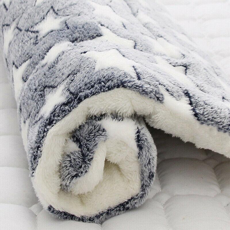 S Size Puppy Dog Cat Cushion Mattress Blanket Bed Soft Warm Pet Pad Winter Kennel House - Pink Bear
