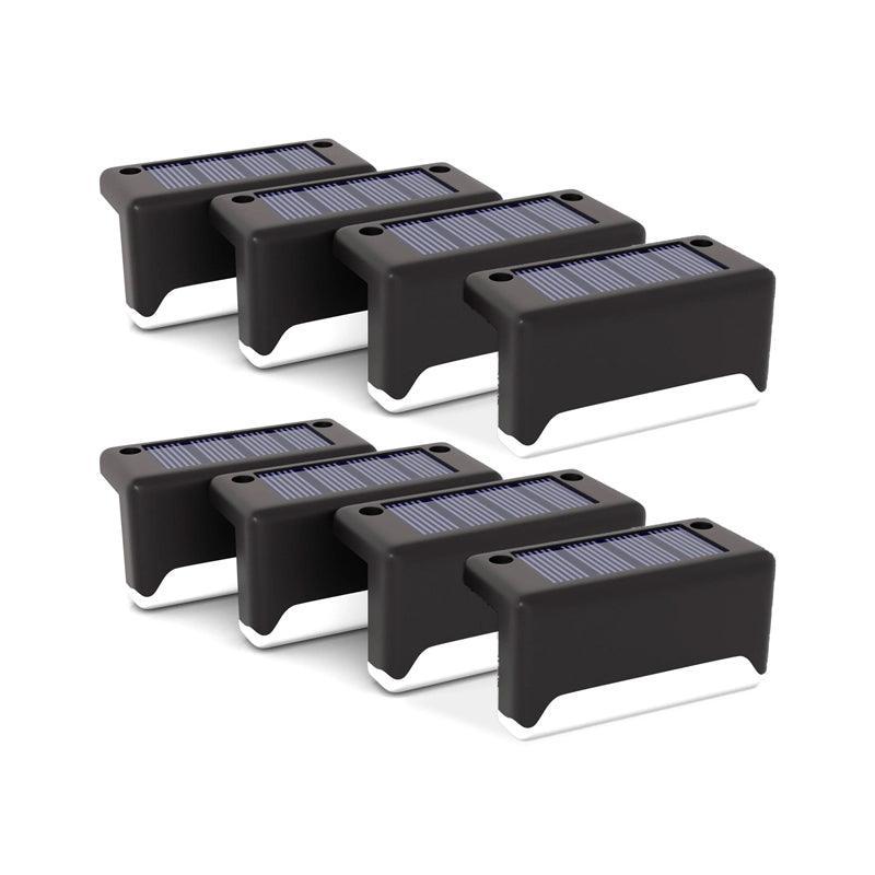 Solar Led Deck Lights Path Garden Patio Pathway Stairs Step Fence Lamp Outdoor - 4PCS