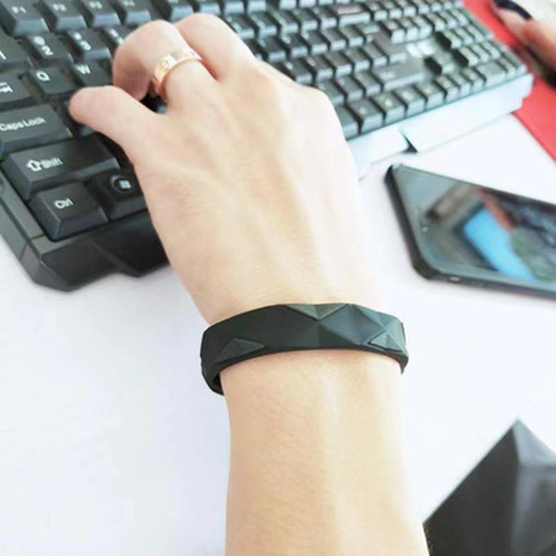 RedUp Far Infrared Negative Ions Wristband, Anti-Static Silicone Sport Bracelets - Red