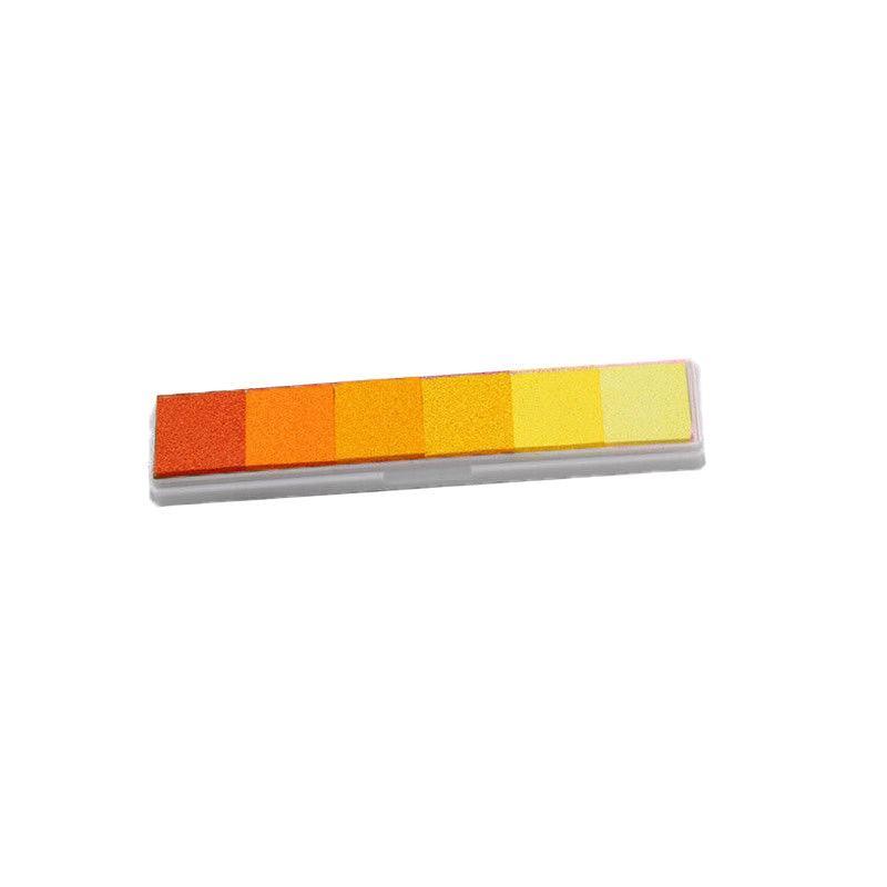 Gradient Color Ink Pad Inkpad Rubber Stamp Water Based Diy Finger Print 10 Colours - S1 Purple